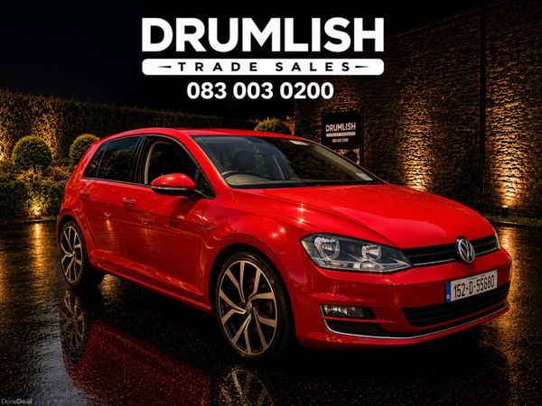 Volkswagen Golf Hatchback, Diesel, 2015, Red