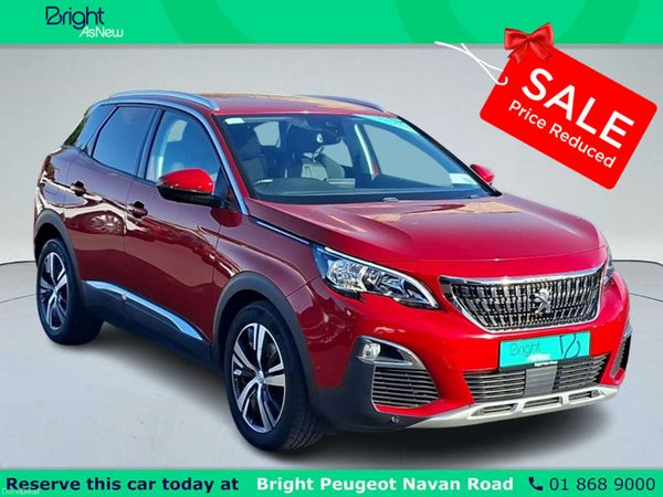 Peugeot 3008 Hatchback, Diesel, 2019, Red