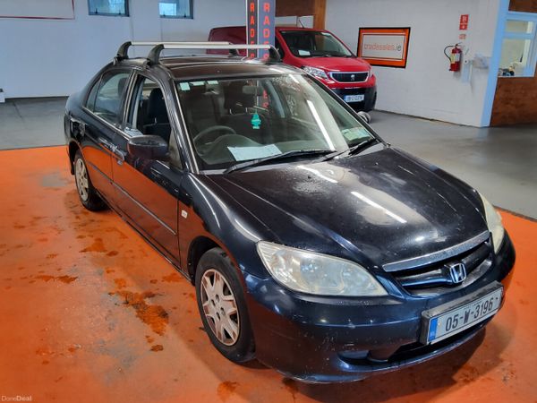 Honda Civic Saloon, Petrol, 2005, Black