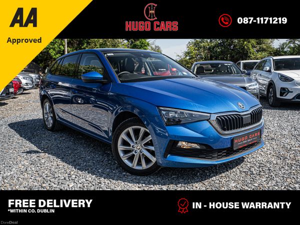 Skoda Scala Hatchback, Petrol, 2020, Blue