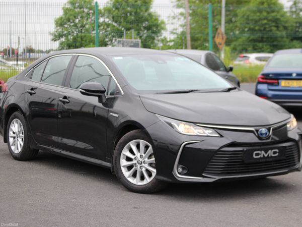 Toyota Corolla Saloon, Petrol Hybrid, 2020, Black