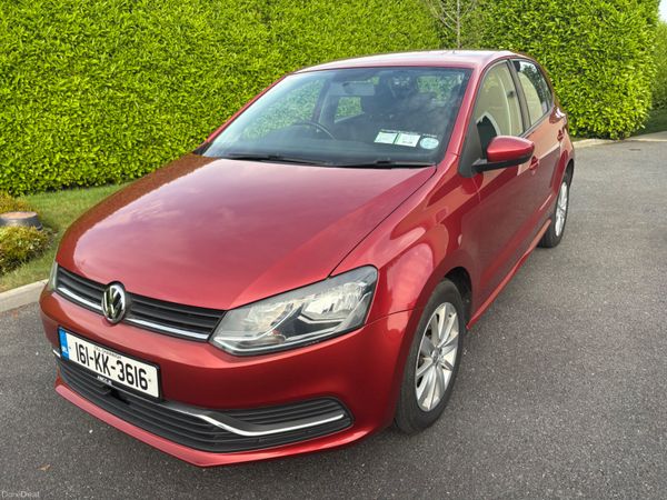 Volkswagen Polo Hatchback, Petrol, 2016, Red