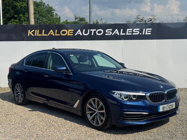 BMW 5-Series Saloon, Diesel, 2018, Blue