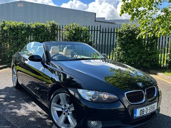 BMW 3-Series Convertible, Diesel, 2008, Black