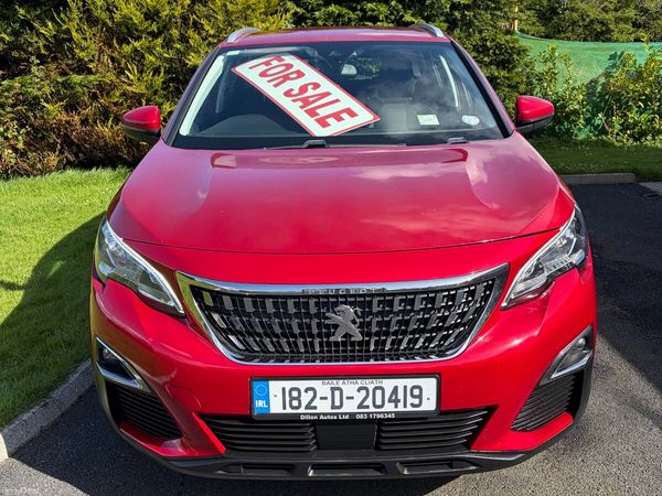 Peugeot 3008 MPV, Diesel, 2018, Red