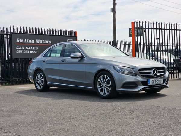 Mercedes-Benz C-Class Saloon, Petrol, 2016, Silver