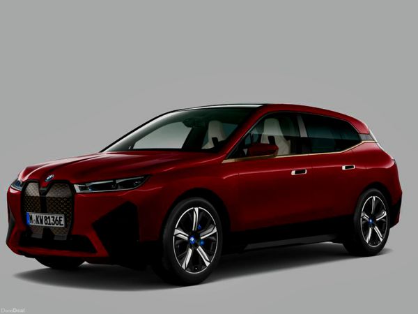 BMW iX SUV, Electric, 2023, Red