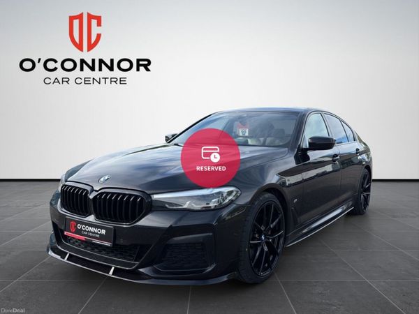 BMW 5-Series Saloon, Diesel, 2021, Black