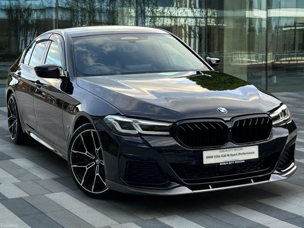 BMW 5-Series Saloon, Petrol Plug-in Hybrid, 2020, Black