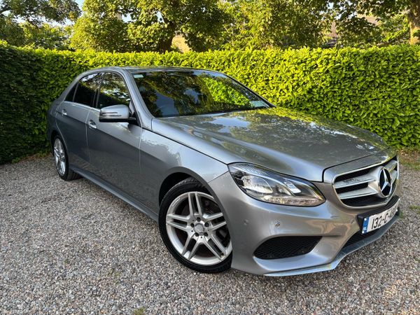 Mercedes-Benz E-Class Saloon, Diesel Hybrid, 2013, Silver