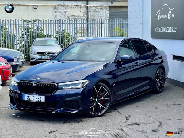BMW 5-Series Saloon, Diesel, 2022, Blue