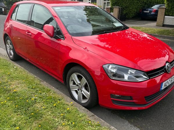 Volkswagen Golf Hatchback, Diesel, 2014, Red