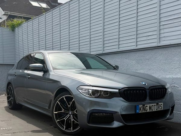 BMW 5-Series Saloon, Petrol Hybrid, 2020, Blue
