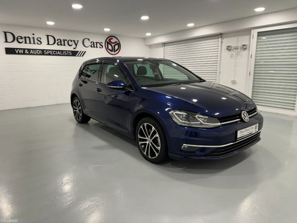 Volkswagen Golf Hatchback, Diesel, 2019, Blue