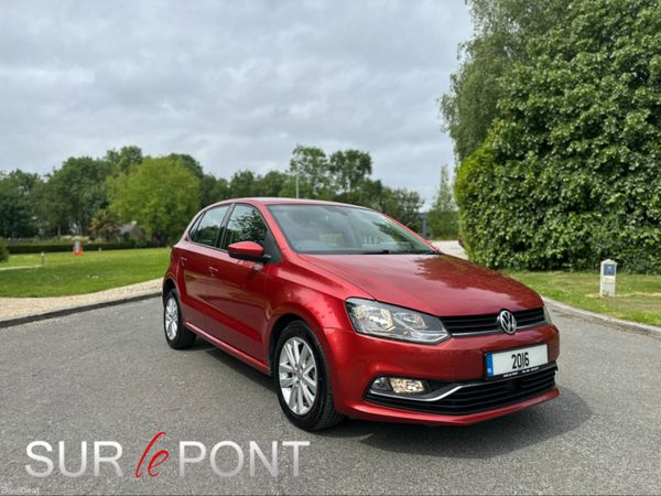 Volkswagen Polo Hatchback, Petrol, 2016, Red