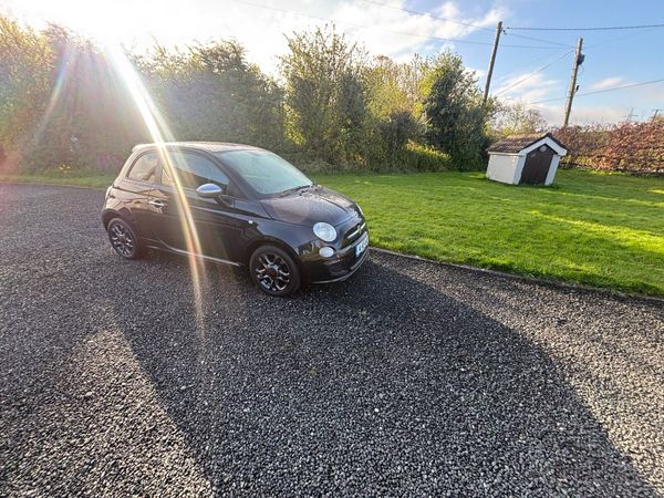 Fiat 500 Hatchback, Petrol, 2014, Black