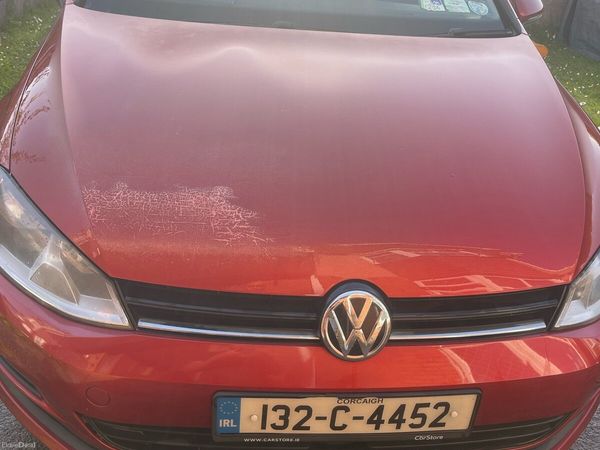 Volkswagen Golf Hatchback, Diesel, 2013, Red