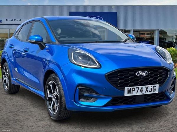 Ford Puma SUV, Petrol Hybrid, 2024, Blue