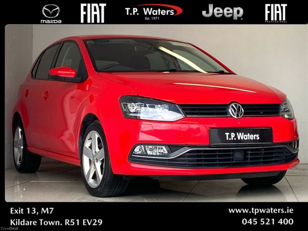 Volkswagen Polo Hatchback, Petrol, 2017, Red