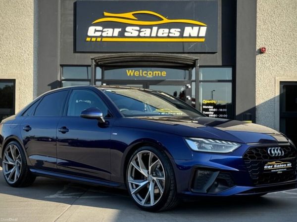 Audi A4 Saloon, Diesel Hybrid, 2021, Blue