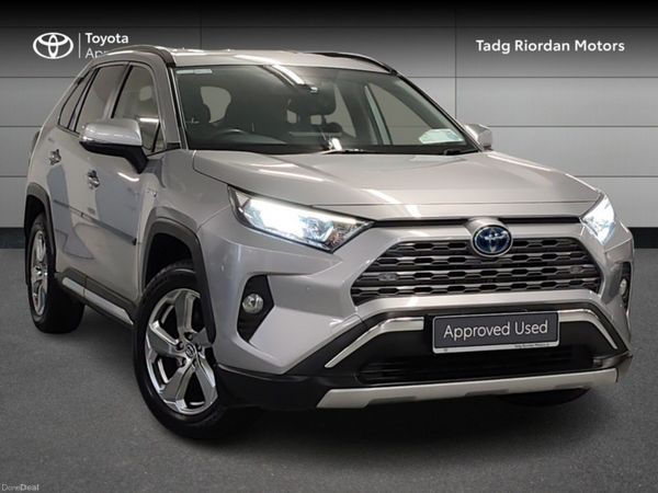 Toyota RAV4 SUV, Petrol Hybrid, 2021, Silver