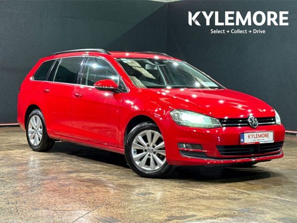 Volkswagen Golf Estate, Petrol, 2016, Red