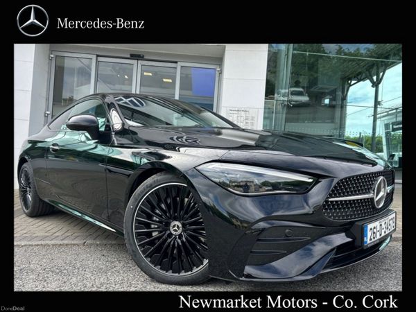 Mercedes-Benz CLE Coupe, Diesel Hybrid, 2026, Black