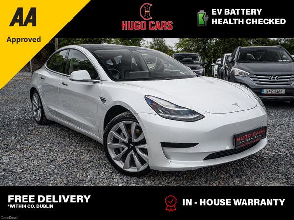 Tesla Model 3 Saloon, Electric, 2020, White