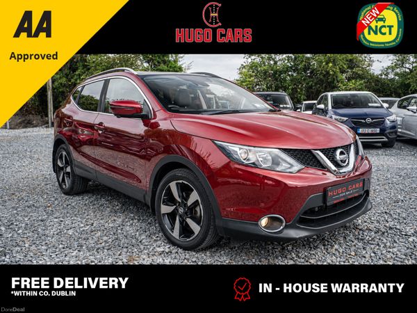 Nissan Qashqai Hatchback, Petrol, 2016, Red