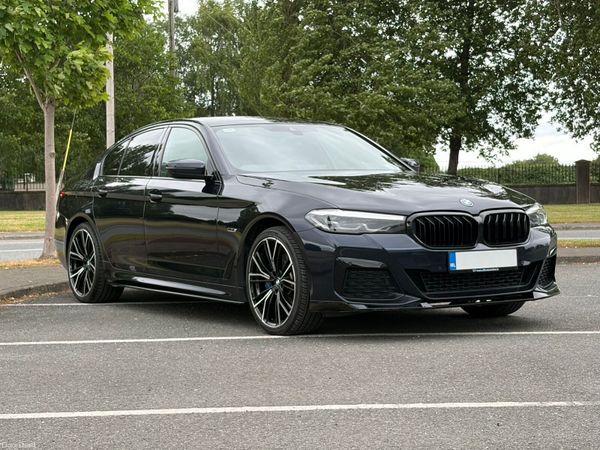BMW 5-Series Saloon, Petrol Plug-in Hybrid, 2022, Black