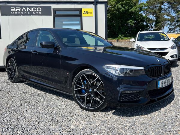 BMW 5-Series Saloon, Petrol Plug-in Hybrid, 2019, Black
