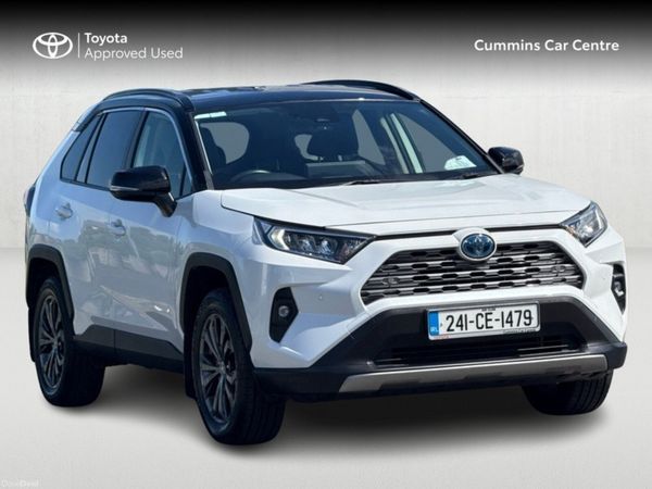 Toyota RAV4 SUV, Petrol Hybrid, 2024, White