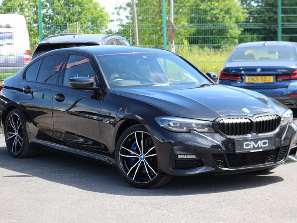 BMW 3-Series Saloon, Petrol Hybrid, 2021, Black