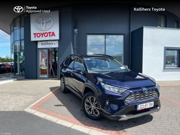 Toyota RAV4 SUV, Petrol Hybrid, 2022, Blue