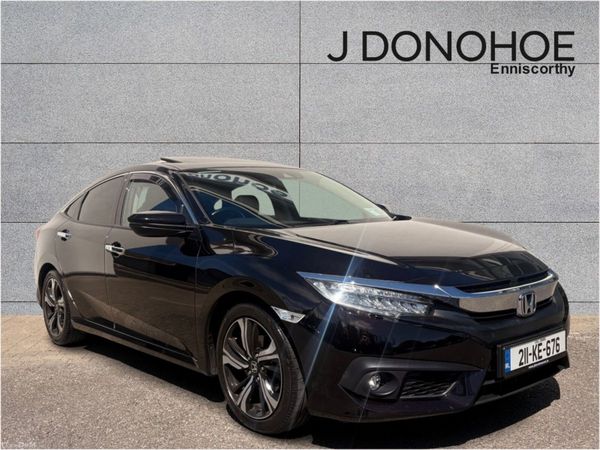 Honda Civic Saloon, Petrol, 2021, Black