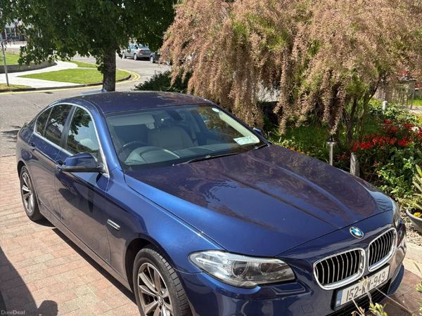 BMW 5-Series Saloon, Diesel, 2015, Blue