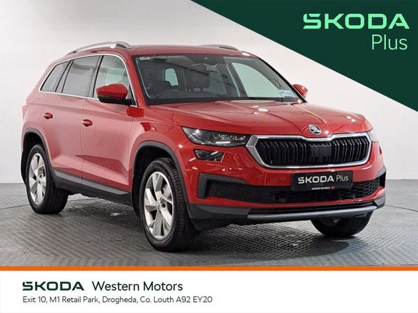 Skoda Kodiaq SUV, Diesel, 2021, Red