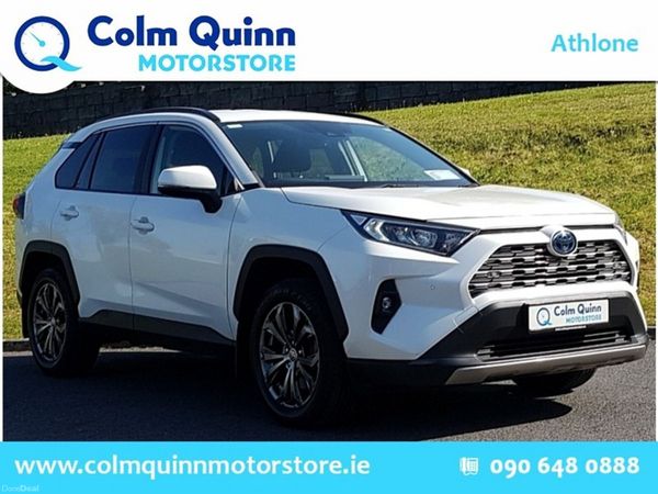 Toyota RAV4 SUV, Petrol Hybrid, 2022, White