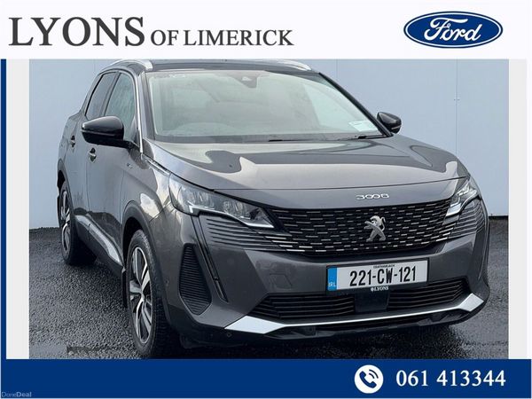 Peugeot 3008 MPV, Petrol Plug-in Hybrid, 2022, Grey