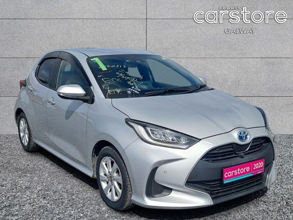 Toyota Yaris Hatchback, Petrol Hybrid, 2020, Silver