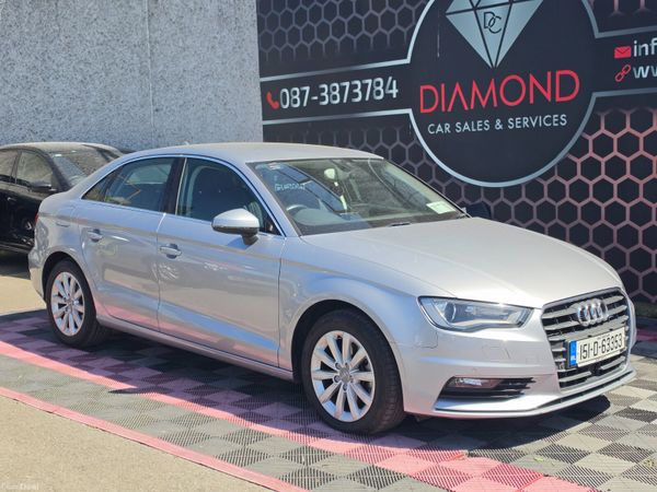 Audi A3 Saloon, Petrol, 2015, Silver