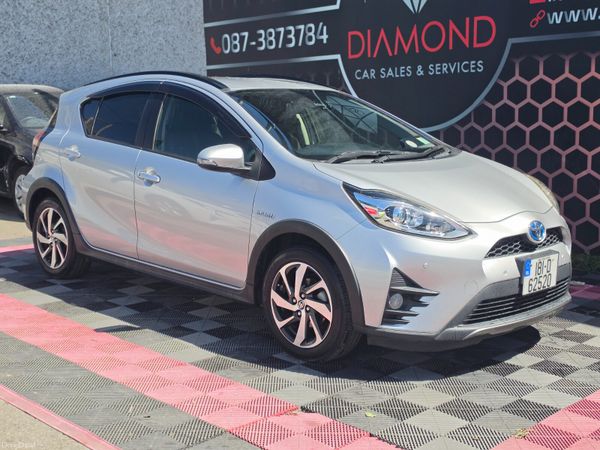 Toyota Aqua Hatchback, Petrol Hybrid, 2018, Silver
