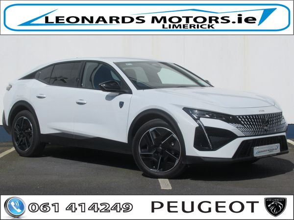 Peugeot 408 Coupe, Petrol Hybrid, 2026, White