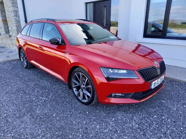 Skoda Superb Estate, Diesel, 2018, Red
