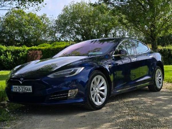 Tesla Model S Hatchback, Electric, 2017, Blue