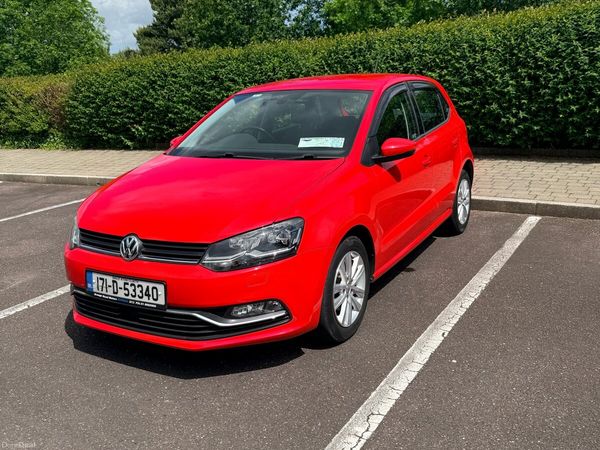 Volkswagen Polo Hatchback, Petrol, 2017, Red