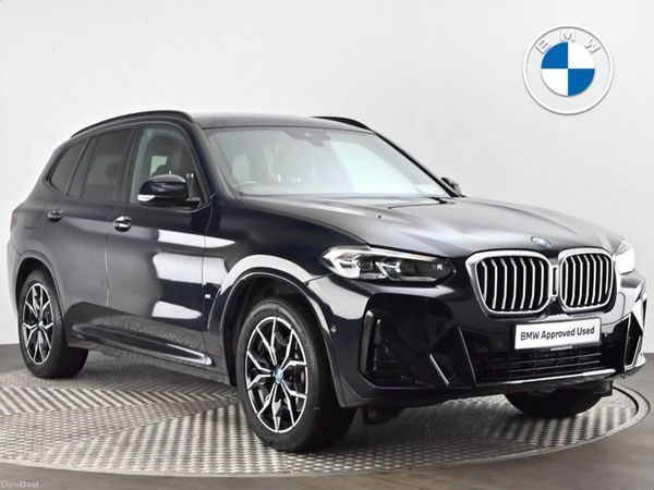 BMW X3 SUV, Petrol Plug-in Hybrid, 2023, Black