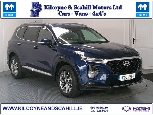 Hyundai Santa Fe SUV, Diesel, 2019, Blue
