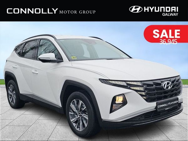 Hyundai Tucson SUV, Petrol Hybrid, 2024, White