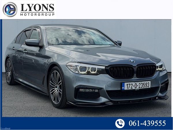 BMW 5-Series Saloon, Diesel, 2017, Blue